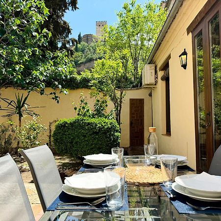 Casa Junto A La Alhambra Con Vistas Y Jardin Privado Appartement Granada Buitenkant foto