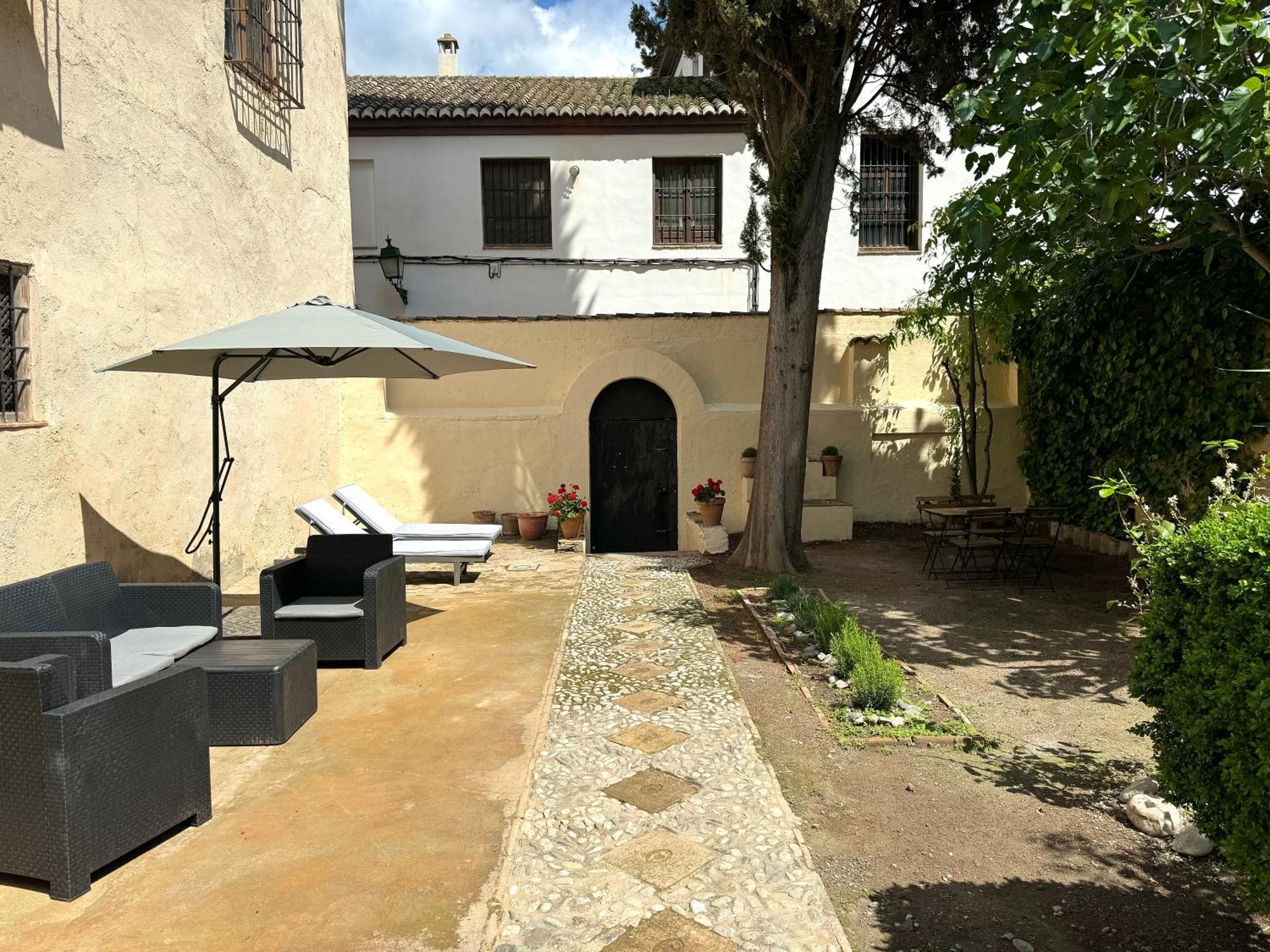 Casa Junto A La Alhambra Con Vistas Y Jardin Privado Appartement Granada Buitenkant foto