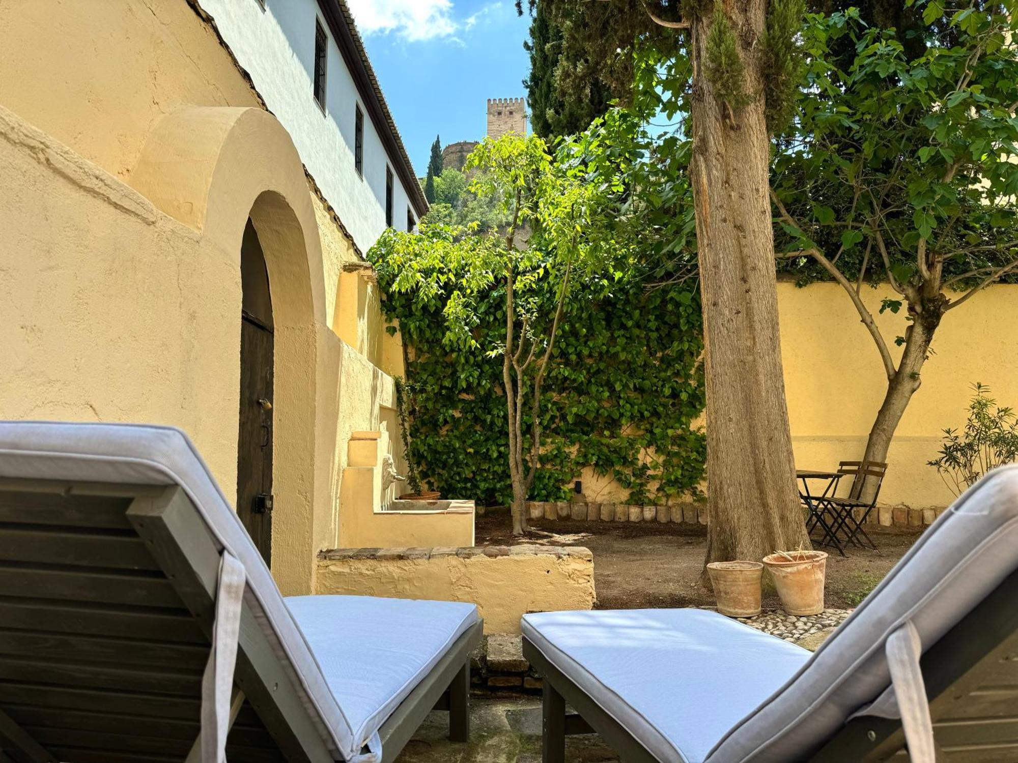 Casa Junto A La Alhambra Con Vistas Y Jardin Privado Appartement Granada Buitenkant foto