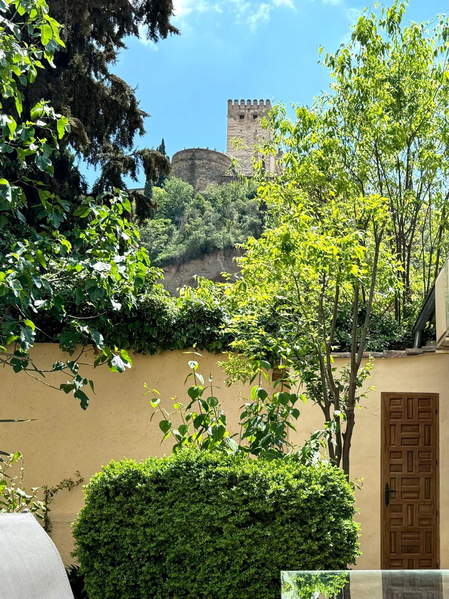 Casa Junto A La Alhambra Con Vistas Y Jardin Privado Appartement Granada Buitenkant foto